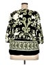 Cato 100% Rayon Black 3/4 Sleeve Blouse Size 18 - 20 - photo 2