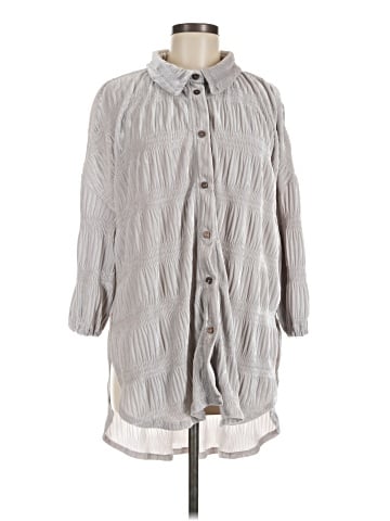 Free People 3/4 Sleeve Button-Down Shirt (view 1)