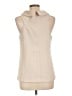 Trina Turk Ivory Sleeveless Blouse Size 10 - photo 2
