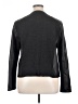 Eileen Fisher Color Block Graphic Tweed Solid Black Gray Jacket Size XL - photo 2