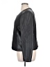 Eileen Fisher Color Block Graphic Tweed Solid Black Gray Jacket Size XL - photo 5