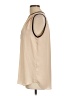 Max Studio 100% Polyester Ivory Sleeveless Blouse Size L - photo 5