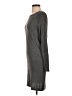 Mango Solid Gray Casual Dress Size XXS - photo 5