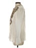 Soft Surroundings 100% Rayon Ivory Long Sleeve Blouse Size S - photo 5