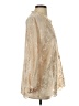 Soft Surroundings 100% Polyester Gold 3/4 Sleeve Blouse Size S - photo 4