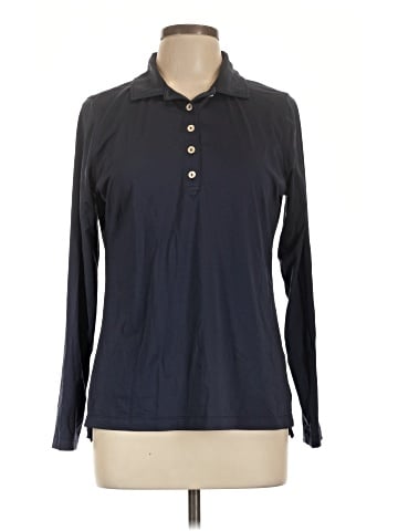 Crown & Ivy Long Sleeve Polo (view 1)