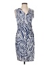 Samantha Brown Animal Print Blue Cocktail Dress Size S (petite) - photo 1