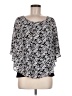 Elle Black 3/4 Sleeve Blouse Size M - photo 1