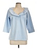 Gretchen Scott Designs Blue 3/4 Sleeve Blouse Size L - photo 1