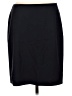 Theory Solid Black Wool Skirt Size 8 - photo 1