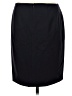 Theory Solid Black Wool Skirt Size 8 - photo 2