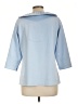 Gretchen Scott Designs Blue 3/4 Sleeve Blouse Size L - photo 2