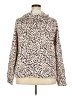 Soma Animal Print Tan Pullover Hoodie Size XXL - photo 2