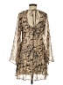 B. Darlin 100% Polyester Animal Print Tan Cocktail Dress Size 5 - photo 2
