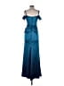 B. Darlin Blue Cocktail Dress Size 5 - photo 2