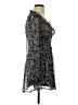 City Studio Paisley Gray Cocktail Dress Size XS - photo 4