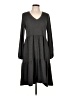 Cable & Gauge Solid Gray Casual Dress Size L - photo 1