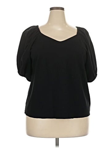 Anne Klein Short Sleeve Blouse (view 1)