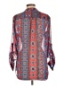 Kut from the Kloth 100% Polyester Blue 3/4 Sleeve Blouse Size L - photo 2