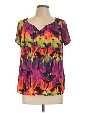 Worthington Short Sleeve Blouse (view 1)