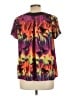 Worthington Purple Short Sleeve Blouse Size L - photo 2