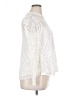 Paper Tee Ivory Long Sleeve Blouse Size XL - photo 4