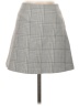 Wilfred Plaid Gray Formal Skirt Size 2 - photo 1