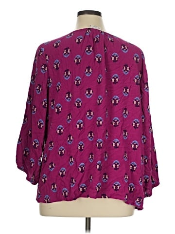St. John's Bay 3/4 Sleeve Blouse (view 2)