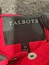 Talbots 100% Polyester Pink Red Raincoat Size XS - photo 6