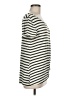 Green Envelope Stripes Ivory Short Sleeve T-Shirt Size M - photo 4