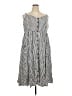 Torrid Stripes Gray Casual Dress Size 3X Plus (3) - photo 1