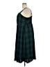 Torrid 100% Polyester Plaid Teal Casual Dress Size 3X Plus (3) - photo 5