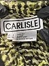 Carlisle 100% Silk Animal Print Green Long Sleeve Silk Top Size 8 - photo 7