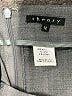 Theory Solid Gray Wool Skirt Size 12 - photo 4