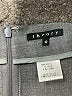 Theory Solid Gray Wool Skirt Size 12 - photo 5