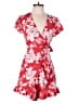 Yumi Kim 100% Silk Floral Red Romper Size XS - photo 1