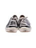 Dries Van Noten 100% Leather Stripes Color Block Graphic Solid Black Gray Sneakers Size EU 37 1/2 - photo 2