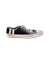 Dries Van Noten 100% Leather Stripes Color Block Graphic Solid Black Gray Sneakers Size EU 37 1/2 - photo 1
