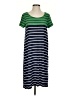 Max Studio Stripes Green Casual Dress Size S - photo 1