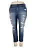 Torrid Hearts Blue Jeans Size 18 - photo 1