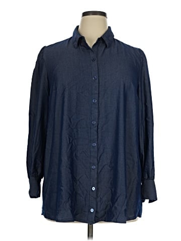 Mlle Gabrielle Long Sleeve Button-Down Shirt (view 1)