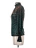 Unique Vintage Teal Long Sleeve Blouse Size M - photo 5