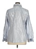 Ruby Rd. Metallic Silver Long Sleeve Button-Down Shirt Size 16 - photo 2