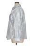 Ruby Rd. Metallic Silver Long Sleeve Button-Down Shirt Size 16 - photo 5
