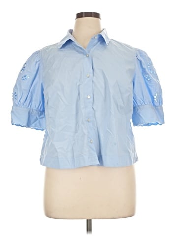 Free Assembly Short Sleeve Blouse (view 1)