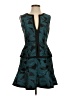 BCBGMAXAZRIA 100% Polyester Teal Cocktail Dress Size 2 - photo 1