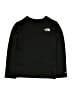 The North Face 100% Polyester Black Long Sleeve T-Shirt Size 7 - 8 - photo 1