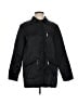 Liz Claiborne 100% Nylon Solid Black Raincoat Size S - photo 1
