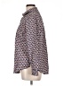 St. John's Bay 100% Cotton Hearts Blue Long Sleeve Button-Down Shirt Size L - photo 5