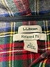L.L.Bean 100% Cotton Plaid Gray Cardigan Size L - photo 7